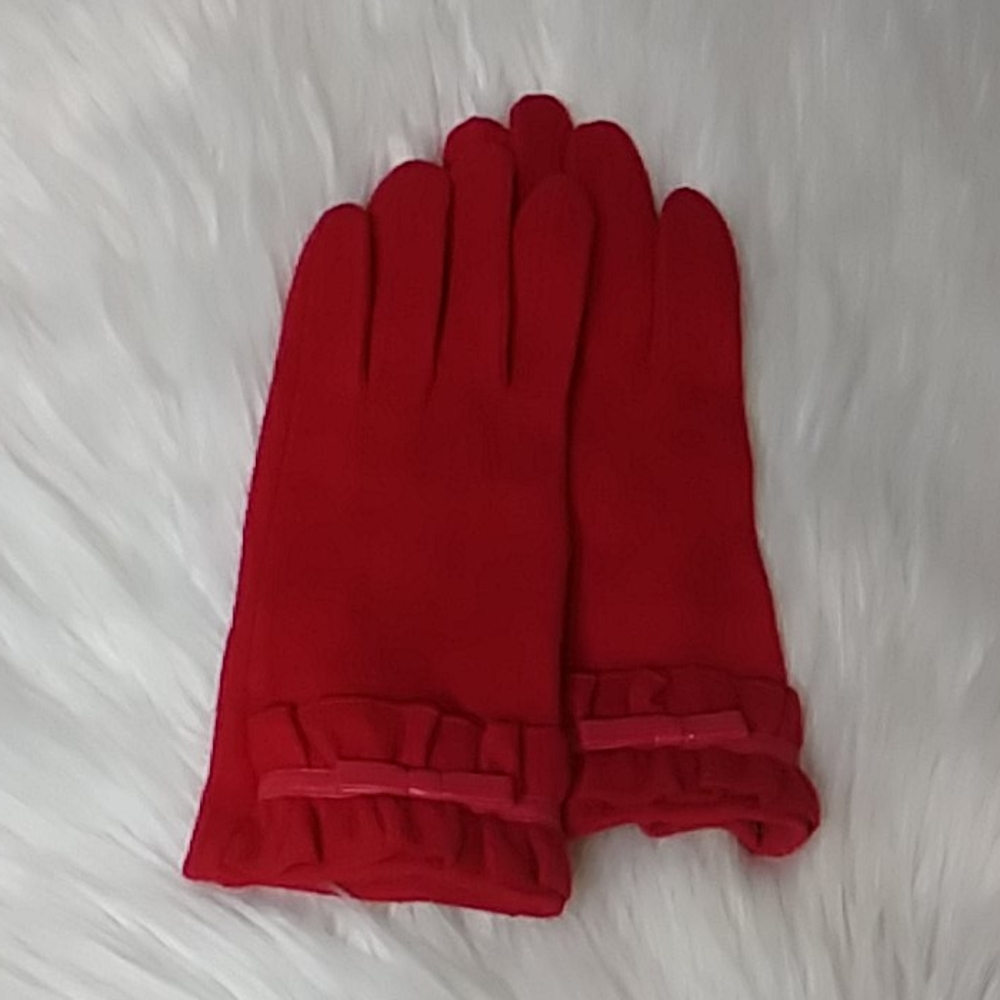 ❤Dainty Red Gloves